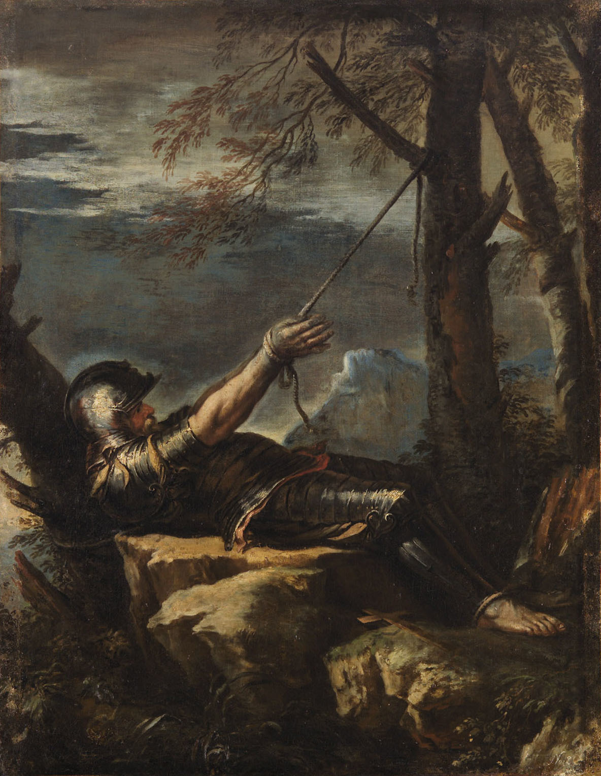 Salvator Rosa, William of Maleval as a penitent