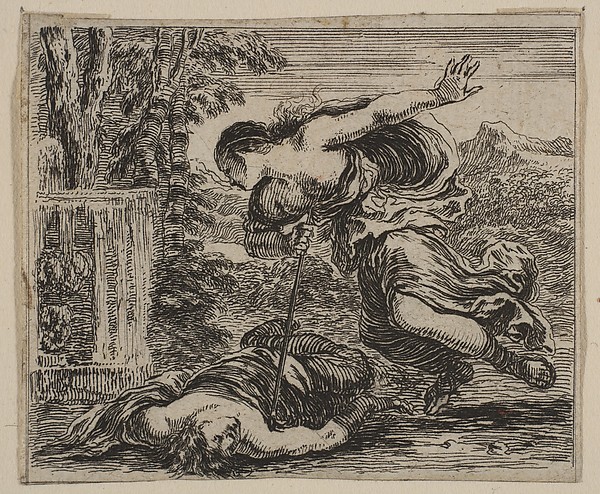 Stefano della Bella, Pyramus et Thisbe, from 'Game of Mythology' (Jeu de la Mythologie)