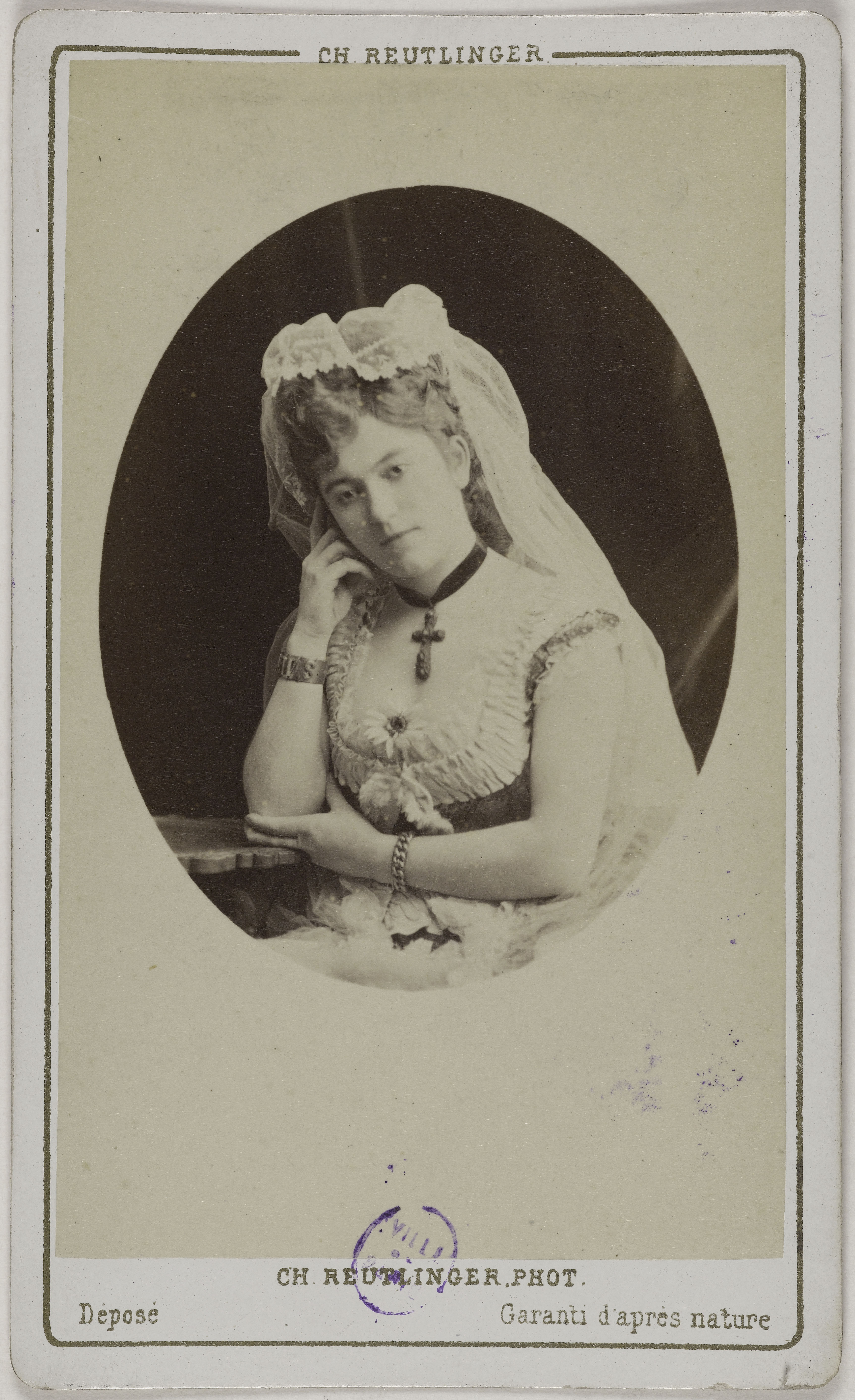 Charles Reutlinger, Portrait de Marguerite Debreux (actrice)