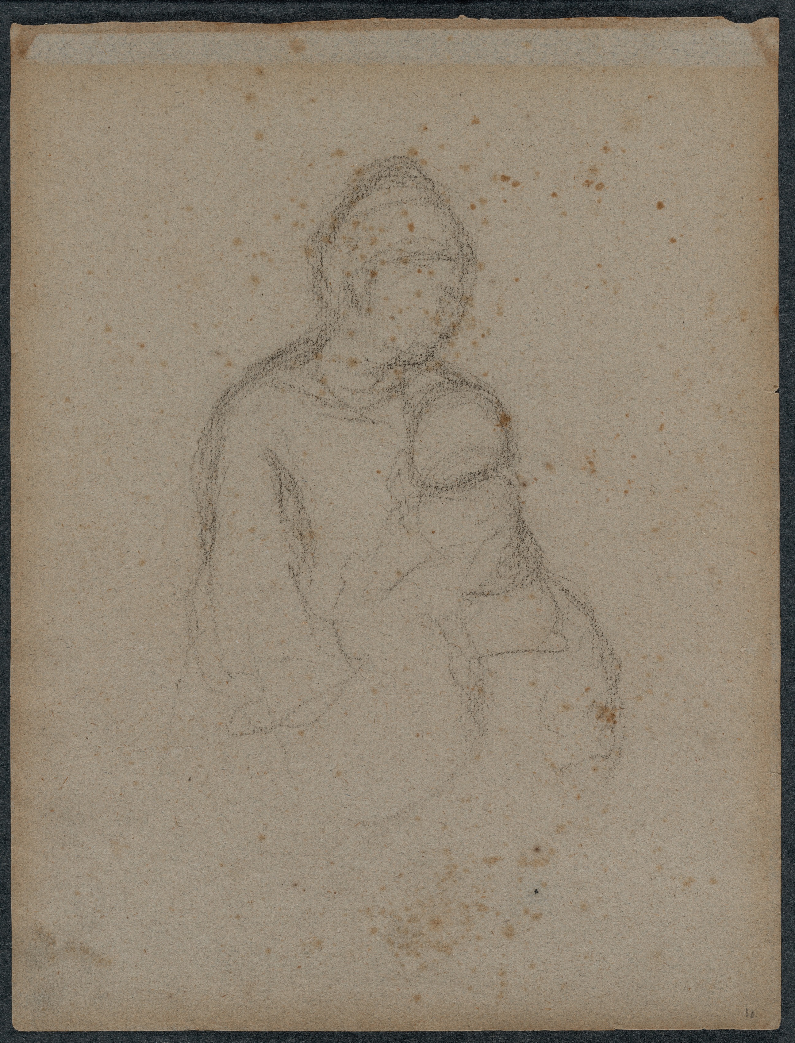 Paul Gauguin, Mother and Child (recto)