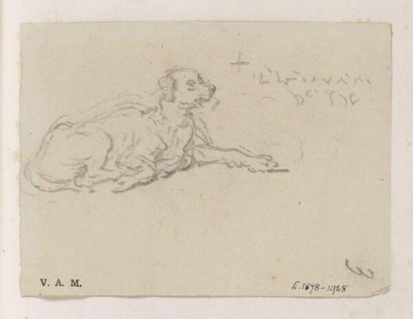 George Chinnery, A reclining dog