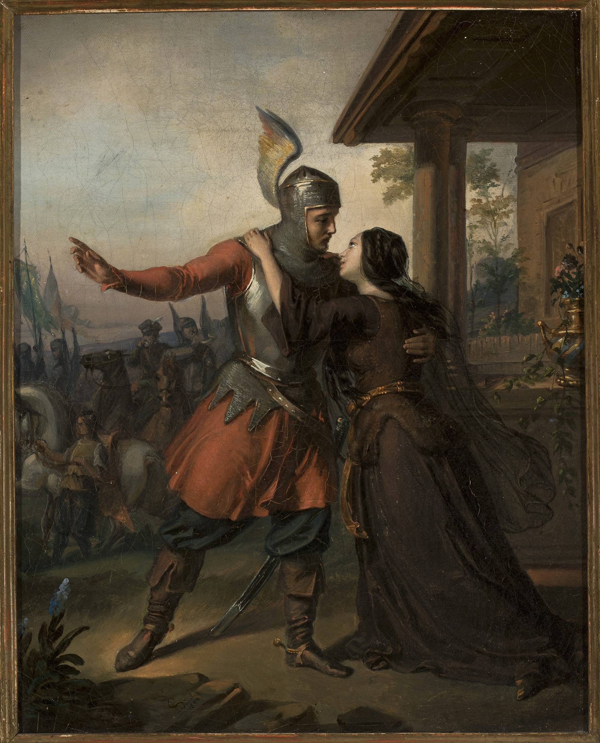 Józef Simmler, Wacław's farewell to Maria