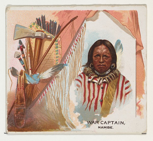 Allen & Ginter, War Captain, Nambe, from the American Indian Chiefs series (N36) for Allen & Ginter Cigarettes