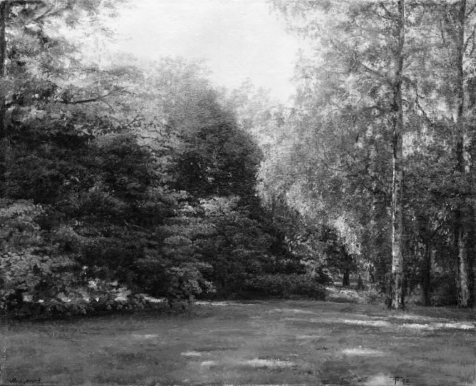 Theodor Philipsen, Park med høje træer