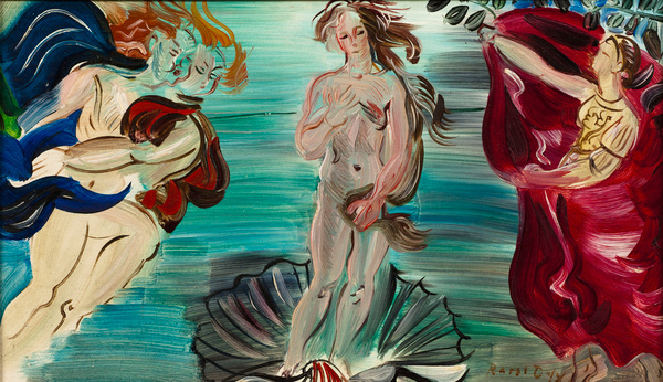 Raoul Dufy, La naissance de Vénus d'après Botticelli