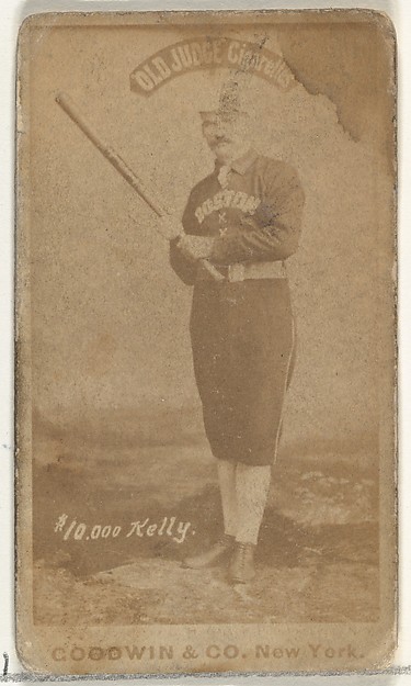 Goodwin & Company, Michael Joseph "$10,000" Kelly, from the Old Judge series (N172) for Old Judge Cigarettes
