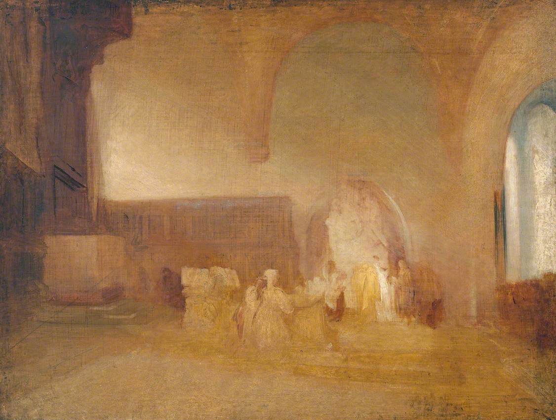 J. M. W. Turner, Scene in a Church or Vaulted Hall