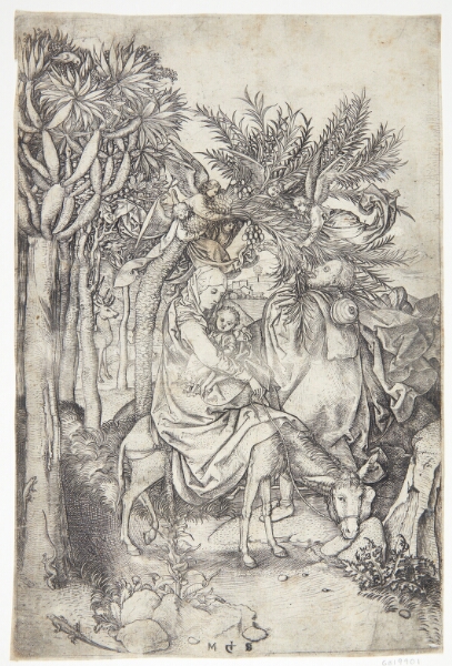 Martin Schongauer, Flugten til Ægypten