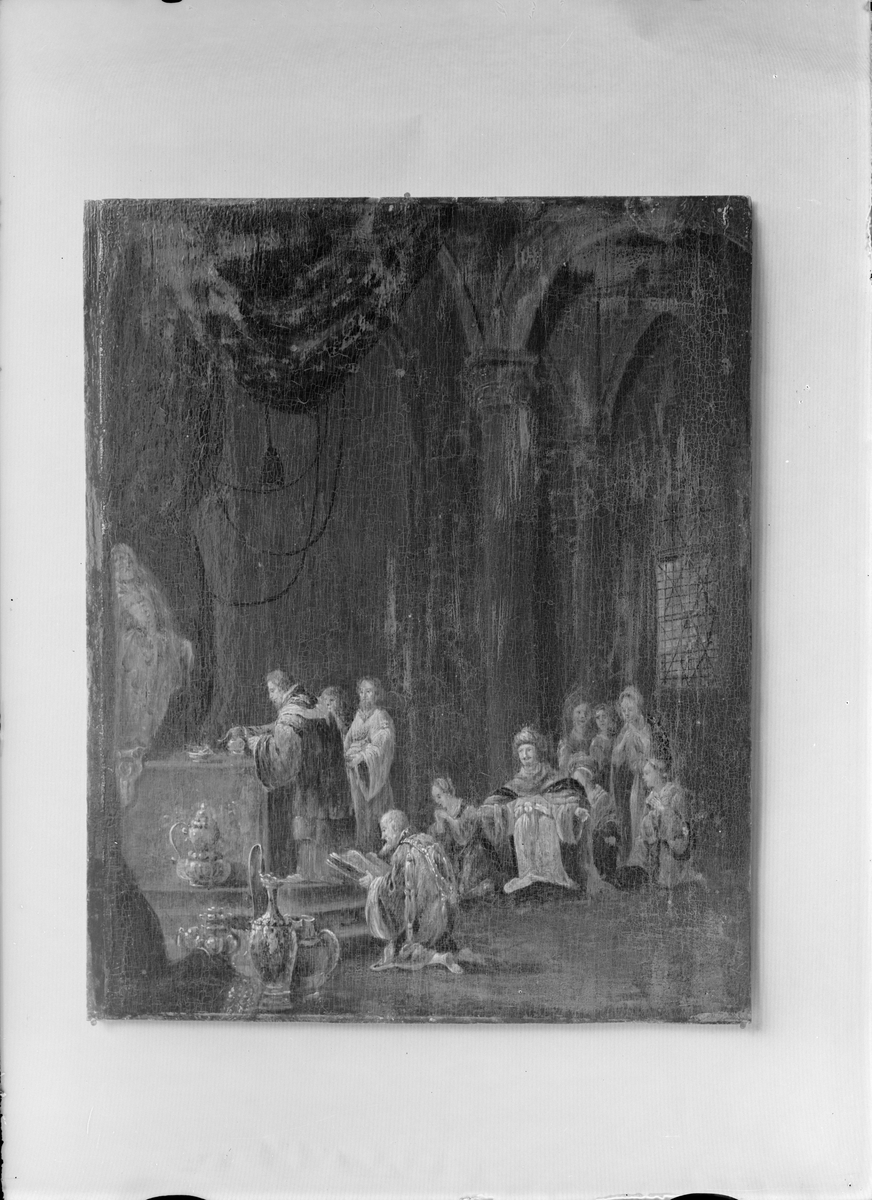 Paul Sandberg, Oljemålning, sannolikt i Uppsala domkyrka, Uppland 1938