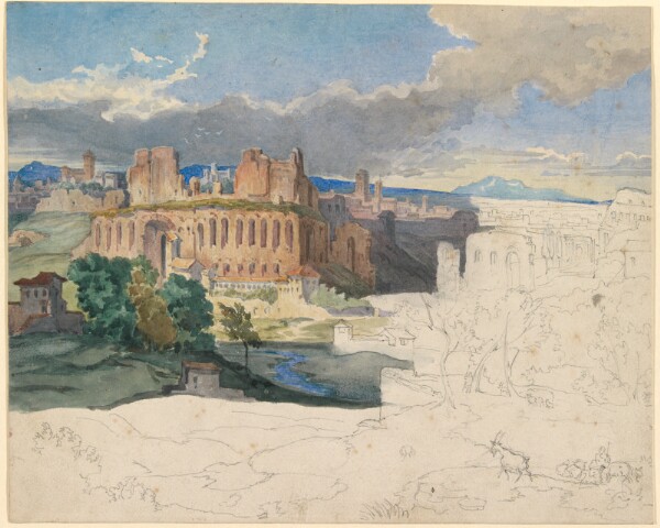 Carl Rottmann, The Ruins of the Imperial Palaces in Rome