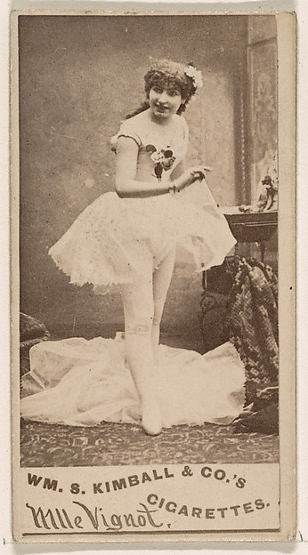 William S. Kimball & Company, Mlle Vignot, from the Actresses series (N203) issued by Wm. S. Kimball & Co.