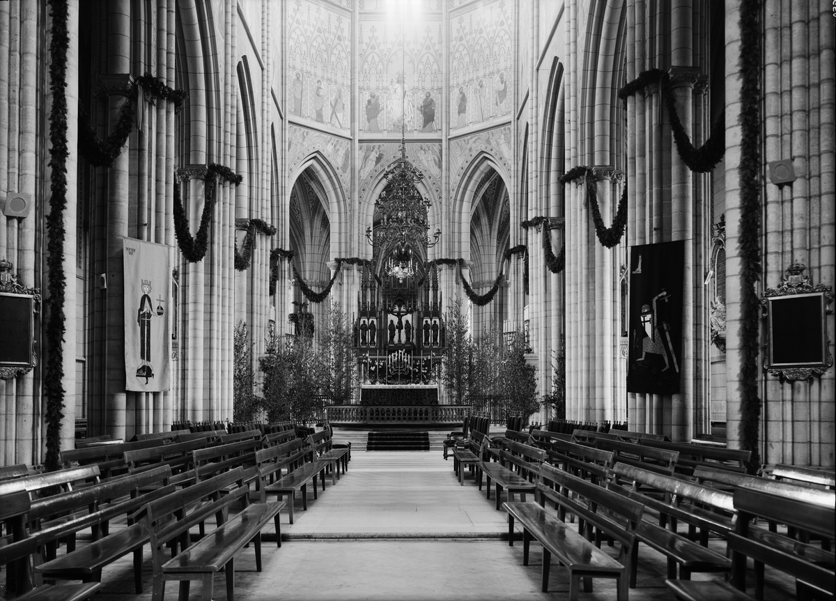 Paul Sandberg, Interiör i Uppsala domkyrka, Uppsala 1935