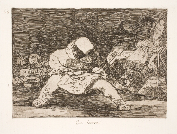Francisco de Goya, Hvilket vanvid! (68)