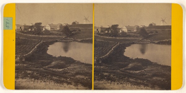 Unknown, [A view of the centre of Black Island, R.I.]