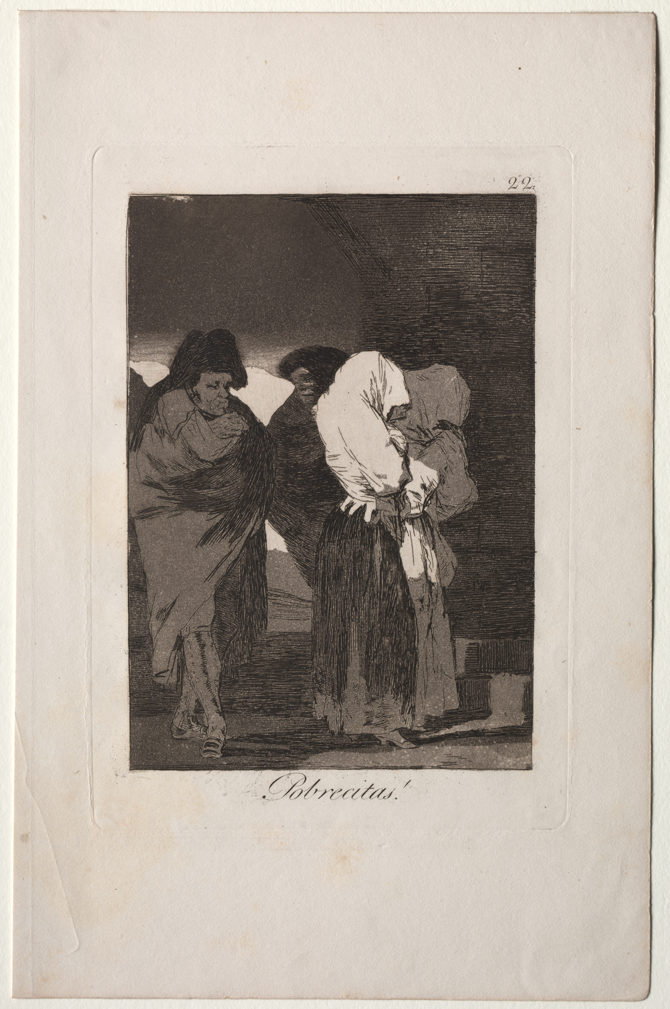 Francisco de Goya, Poor Little Girls!, Plate 22