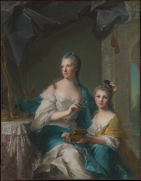 Jean Marc Nattier, Madame Marsollier and Her Daughter