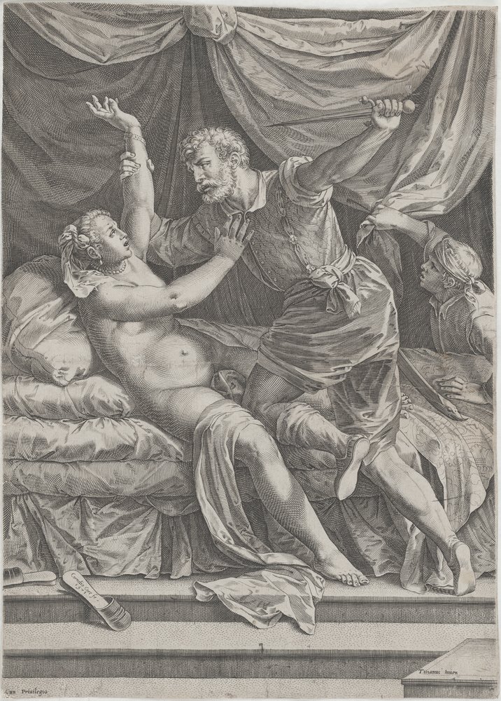 Cornelis Cort, Tarquinius und Lucretia