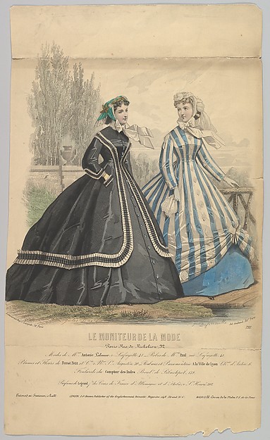 Jules David, Modes de Mme. Antonie Lalanne, No. 791, from Le Moniteur de la Mode