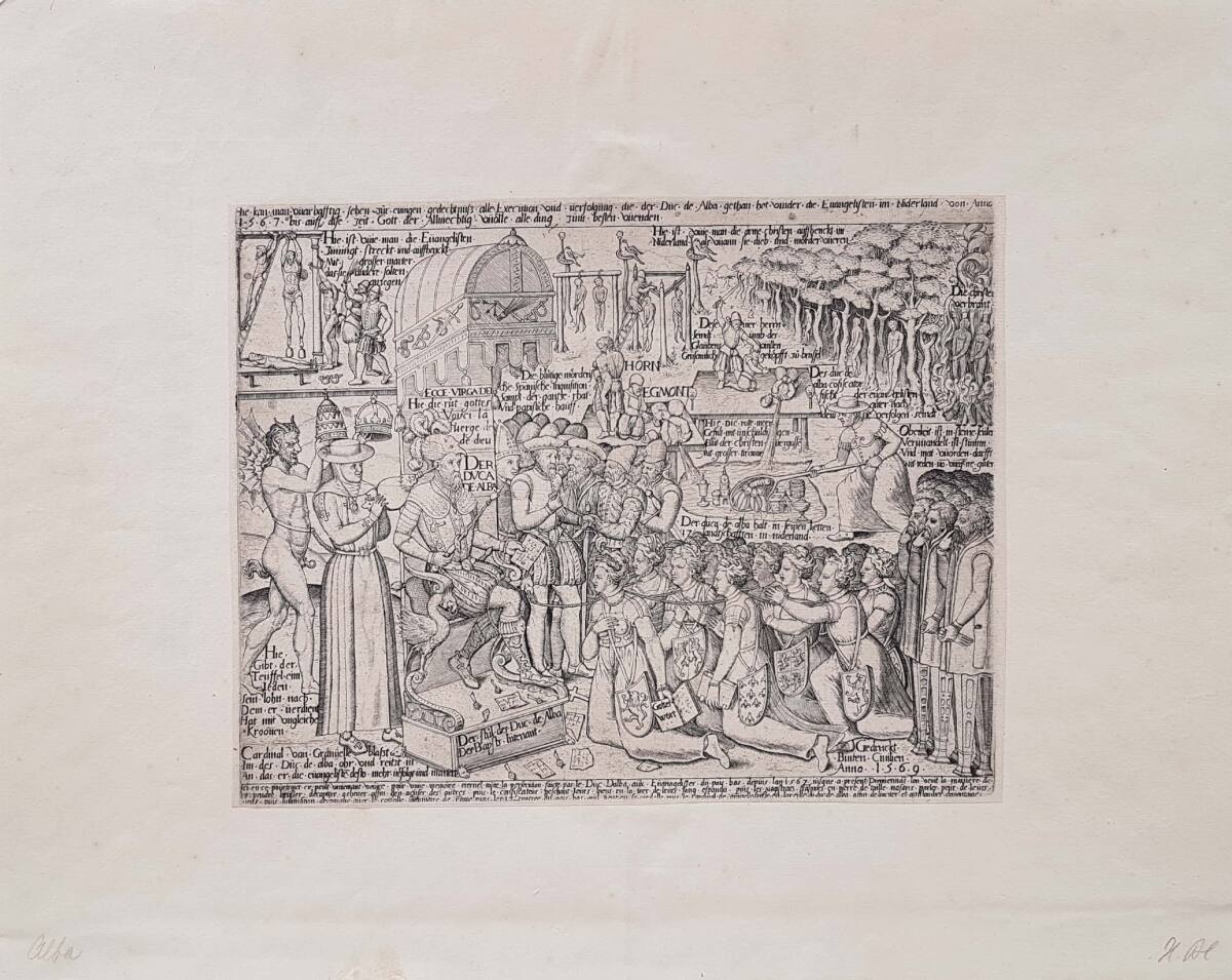 Anonym, Die Unterdrückung der Niederlande durch den Herzog von Alba und die katholische Inquisition