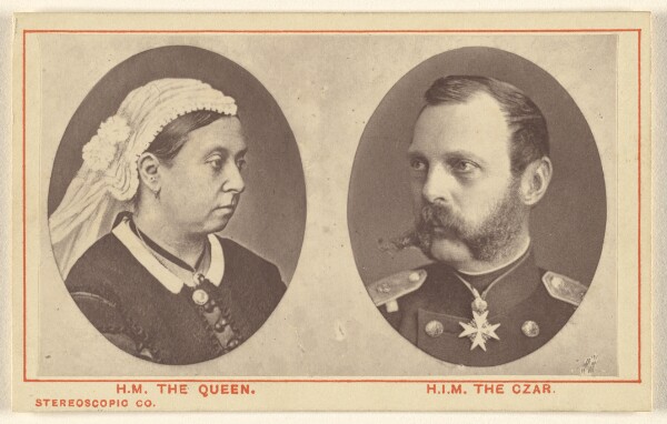 London Stereoscopic and Photographic Company, H.M. The Queen. H.I.M. The Czar.