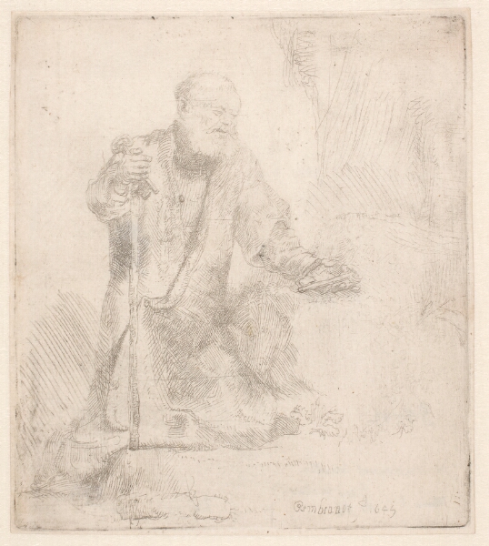 Rembrandt van Rijn, Den angrende Petrus