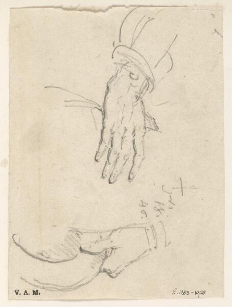 George Chinnery, Studies of hands