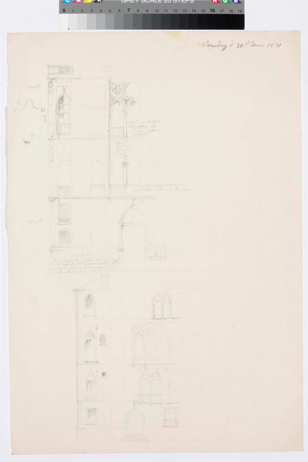 tundmatu kunstnik (autor), Sketches from the front of the house/Sketches from the front of the house