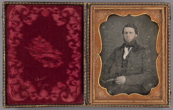 Unknown, [Portrait of a Seated Man with Chin Beard]