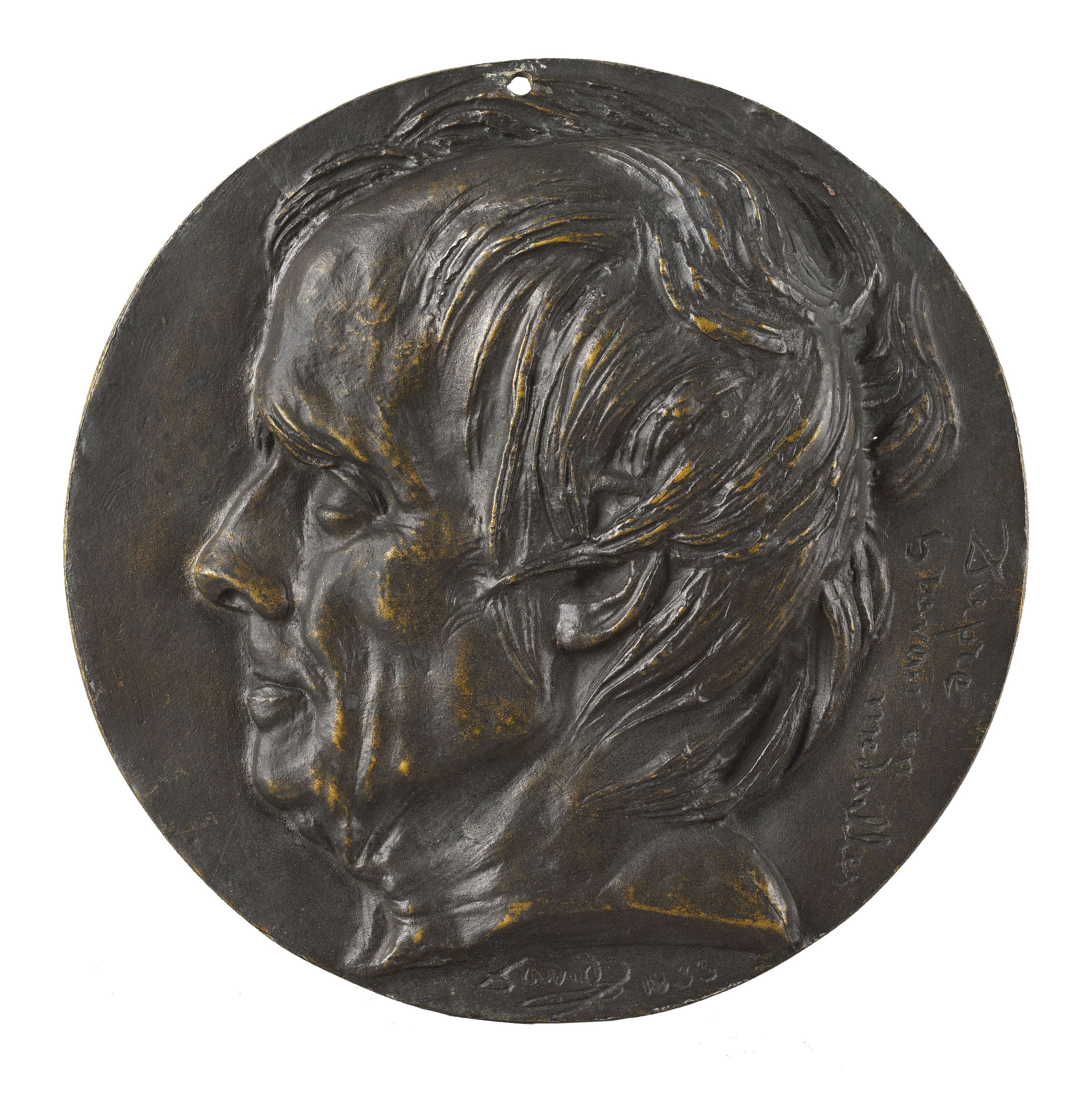 David d'Angers, Portrait d'Augustin Dupré (1748-1833), orfèvre et graveur en médaille