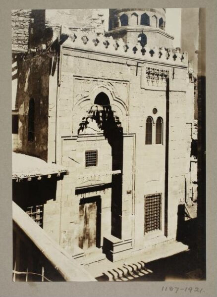 K.A.C. Creswell, Entrance porch of the funerary mosque of Mamluk Amir Aytimish al-Bajasi, Cairo