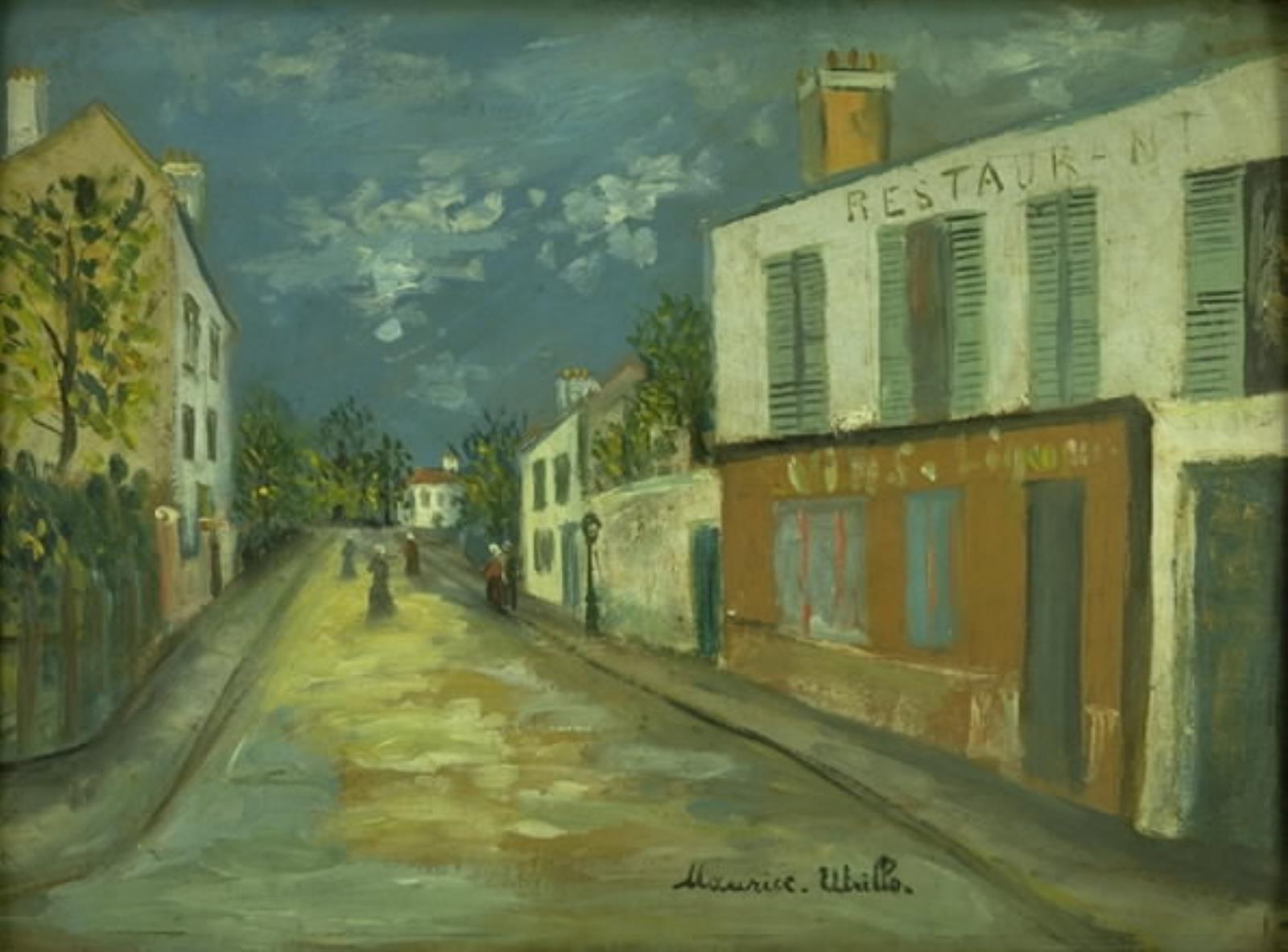 Maurice Utrillo, Rue à Paris