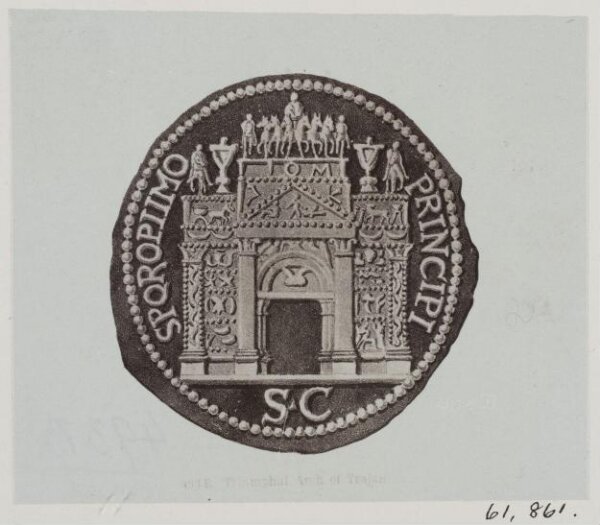 Parker, John Henry, Coins - Triumphal Arch of Trajan