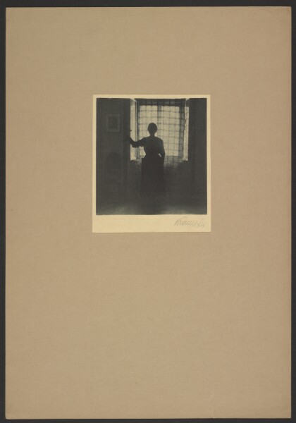 Günther Krampf, [Woman in front of window]