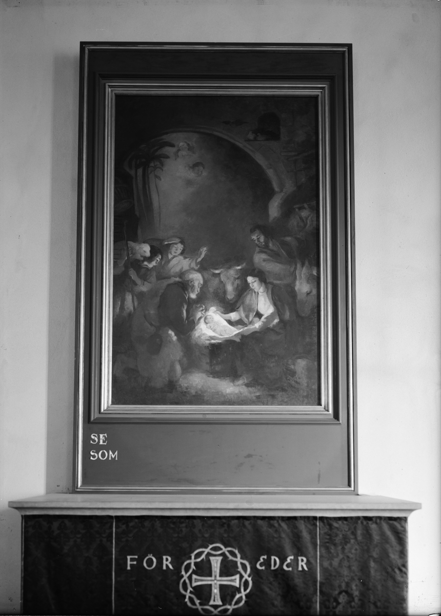 Paul Sandberg, Altartavla i Vänge kyrka, Uppland 1935