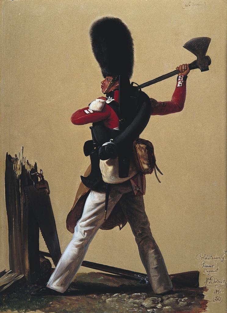 Alexandre Jean Dubois-Drahonet, Pioneer-Corporal William Surfling, Coldstream Guards