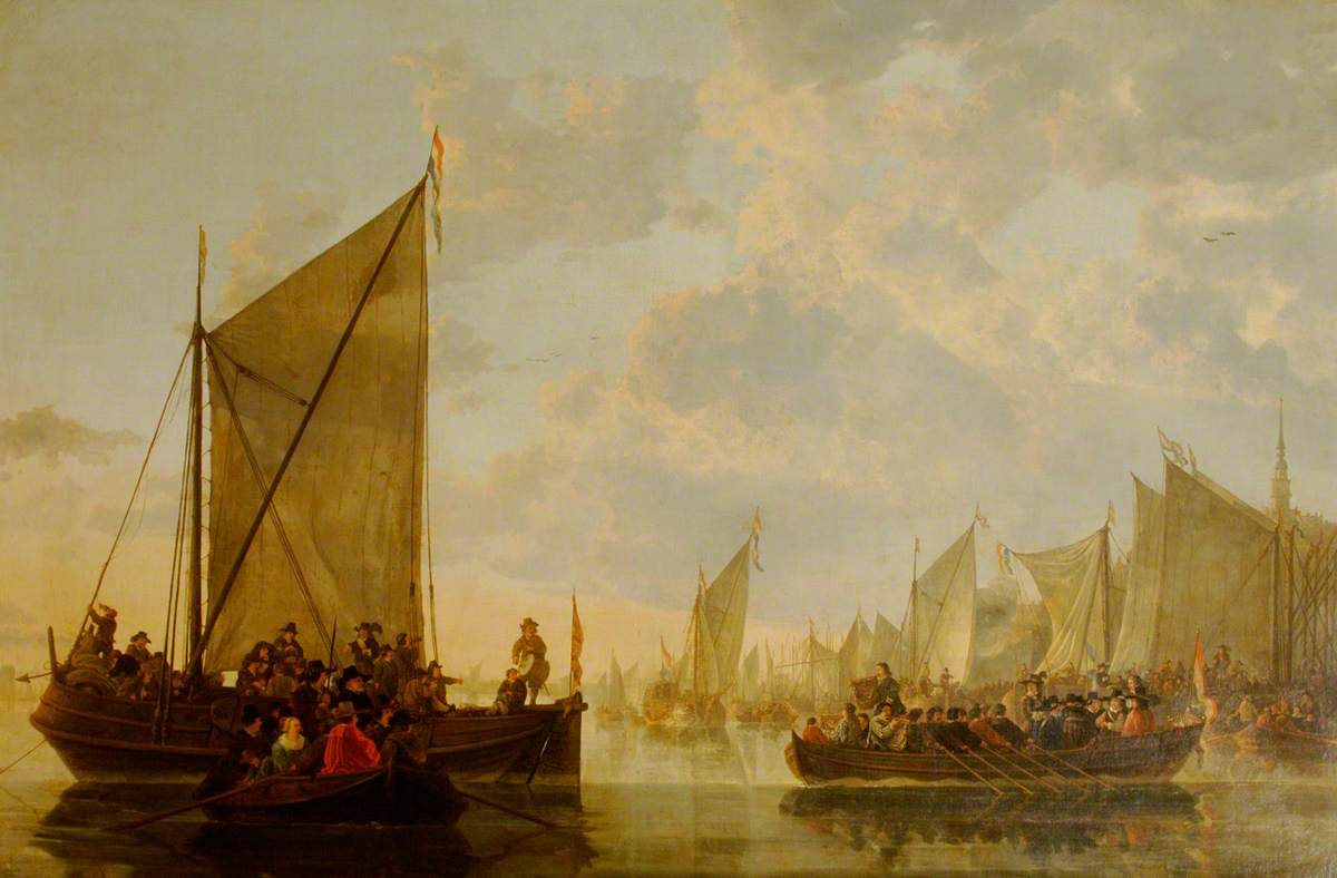 Aelbert Cuyp, A Landing Party on the Maas at Dordrecht