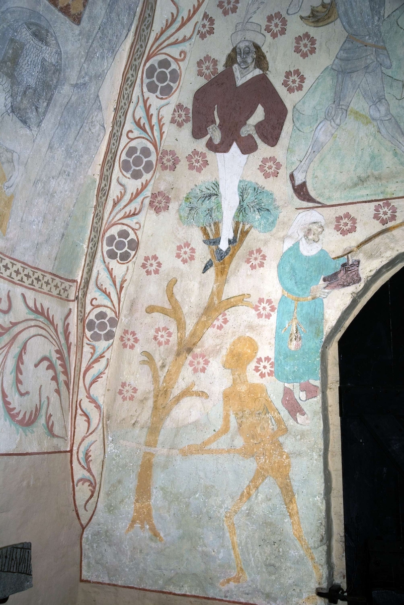 Bengt Backlund, Lime painting in Husby-Sjutolfts Church, Uppland 2009