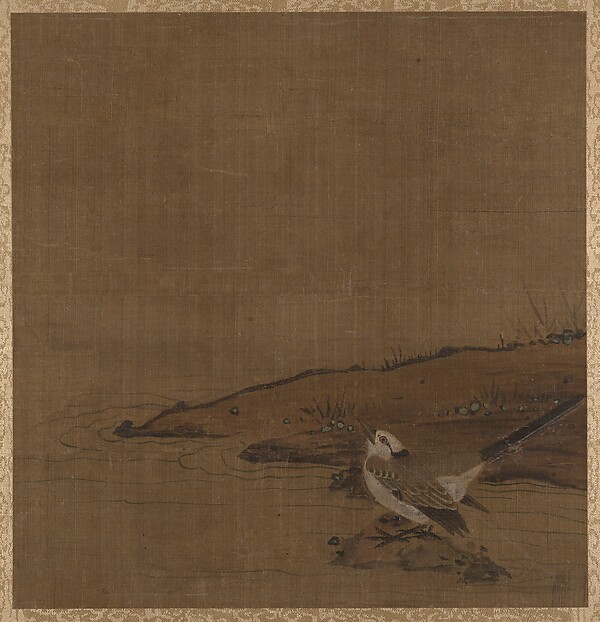 Unidentified artist, Bird Near Water (from Album of Studies by Modern Artists, no. 62)