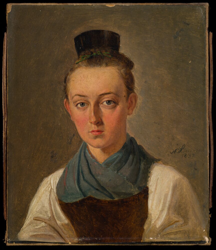 Niels Simonsen, Bavarian Woman, Study