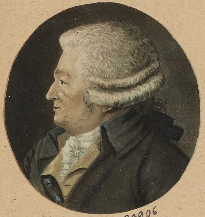 Anonyme, Portrait en médaillon de Mirabeau de trois-quarts