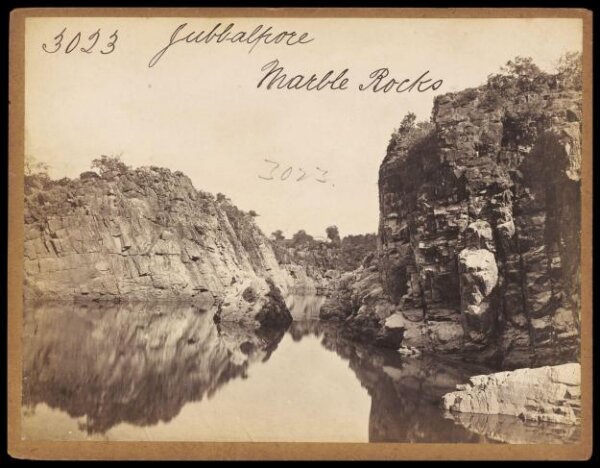Francis Frith, Jubbalpore.  Marble Rocks