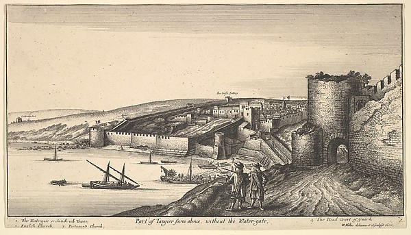 Wenceslaus Hollar, Part of Tangier from above, without the Water-gate