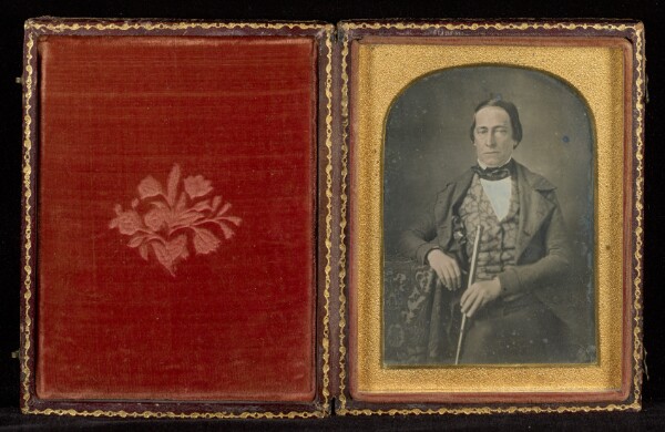 Unknown, [Portrait of a Man in Gold-tinted Waistcoat]