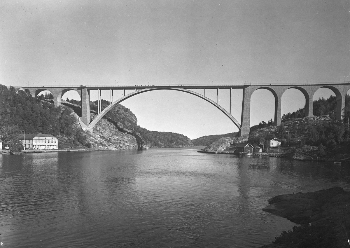 Anders Beer Wilse, Prot: Svinesundbroen fra fjorden