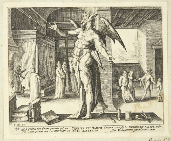 Hendrick Goltzius, Lægen som djævel