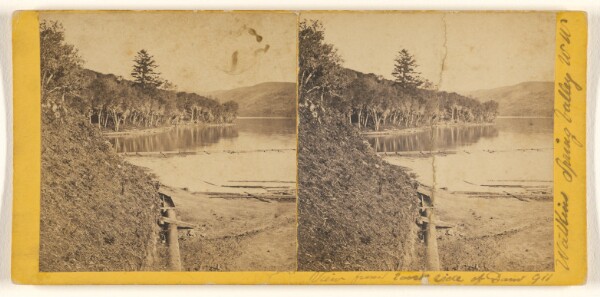 Carleton Watkins, [View from east side of Dam]
