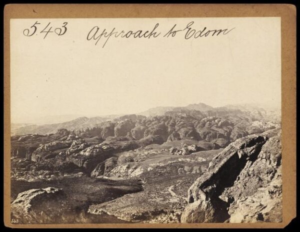Francis Frith, Approach to Edom