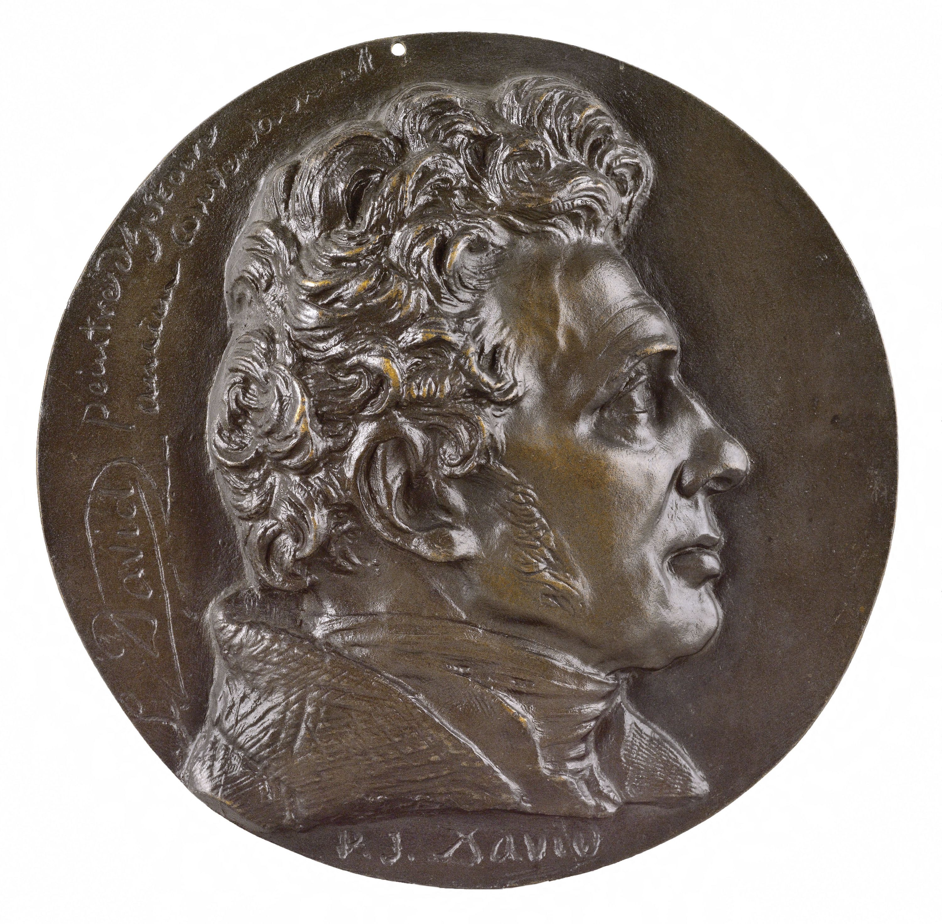 David d'Angers, Portrait de Jacques-Louis David (1746-1825), peintre