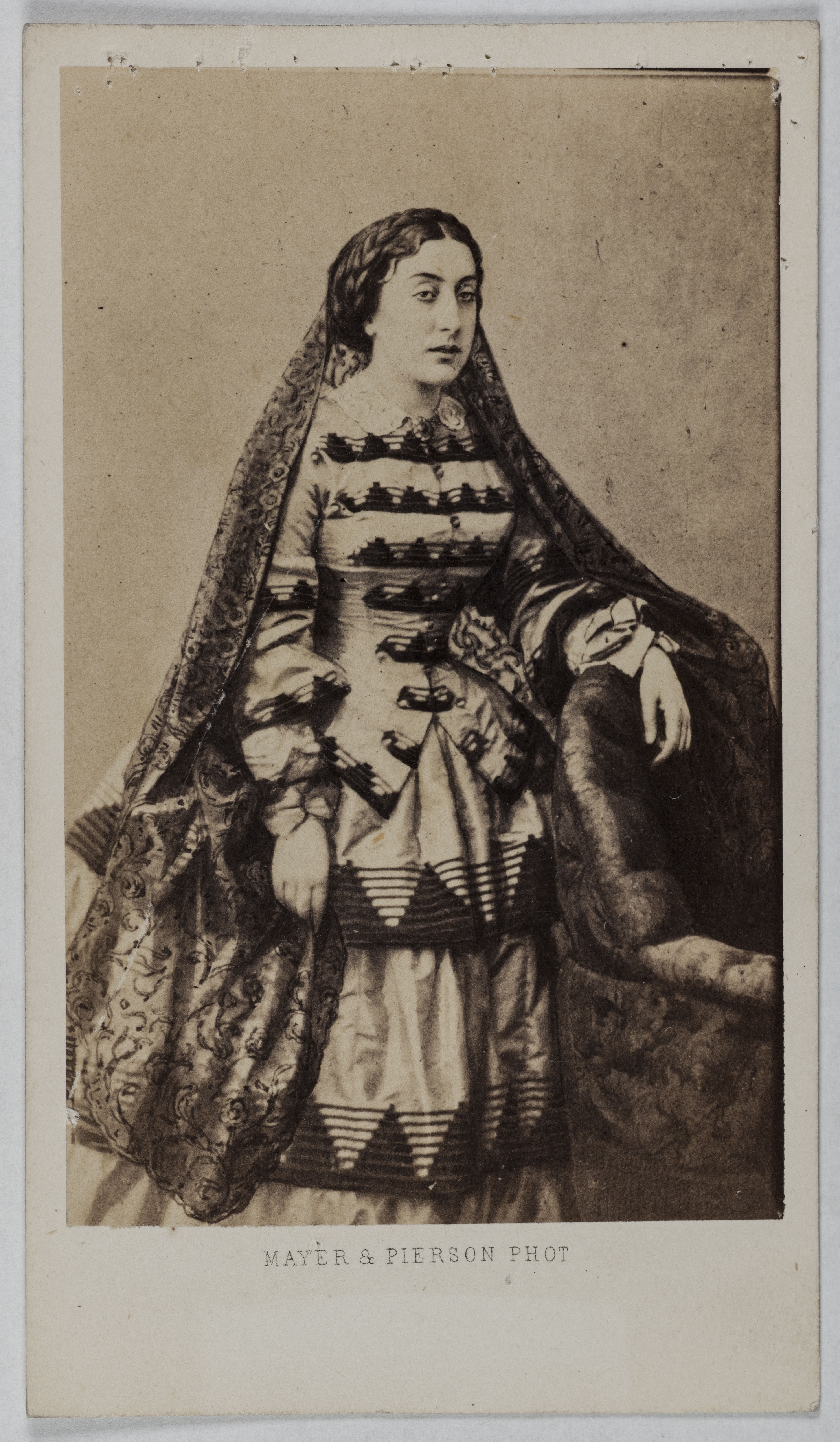 Mayer Frères et Pierson, Portrait d'Erminia Frezzolini (née Nencini), (épouse Poggi), (épouse Vigouroux), (1818-1884), (chanteuse lyrique)