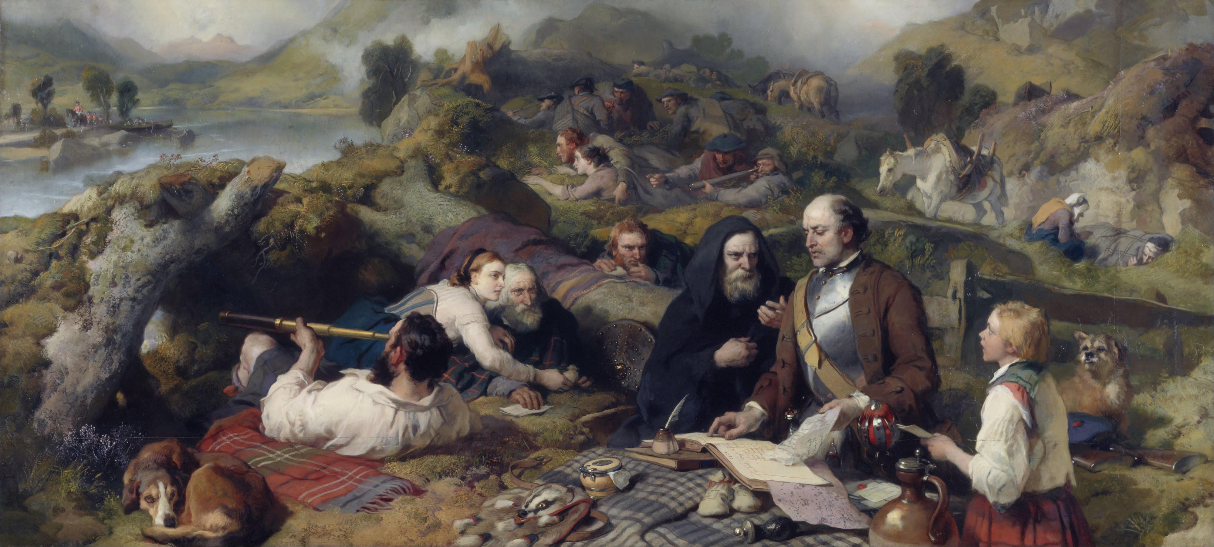 Edwin Landseer, Rent-day in the Wilderness